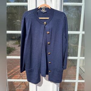 St. John Santana Knit Long Cardigan